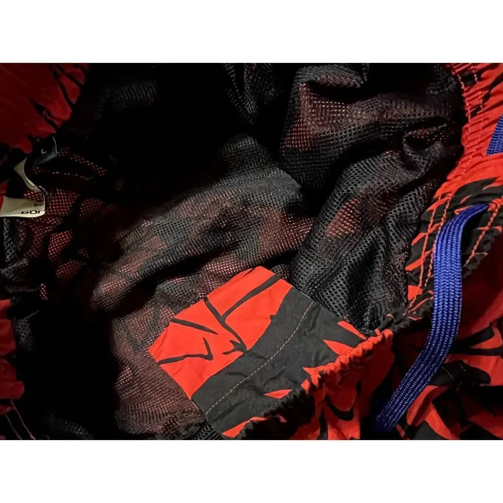 Polo Ralph Lauren men swim shorts size Large red navy bluse beach pool